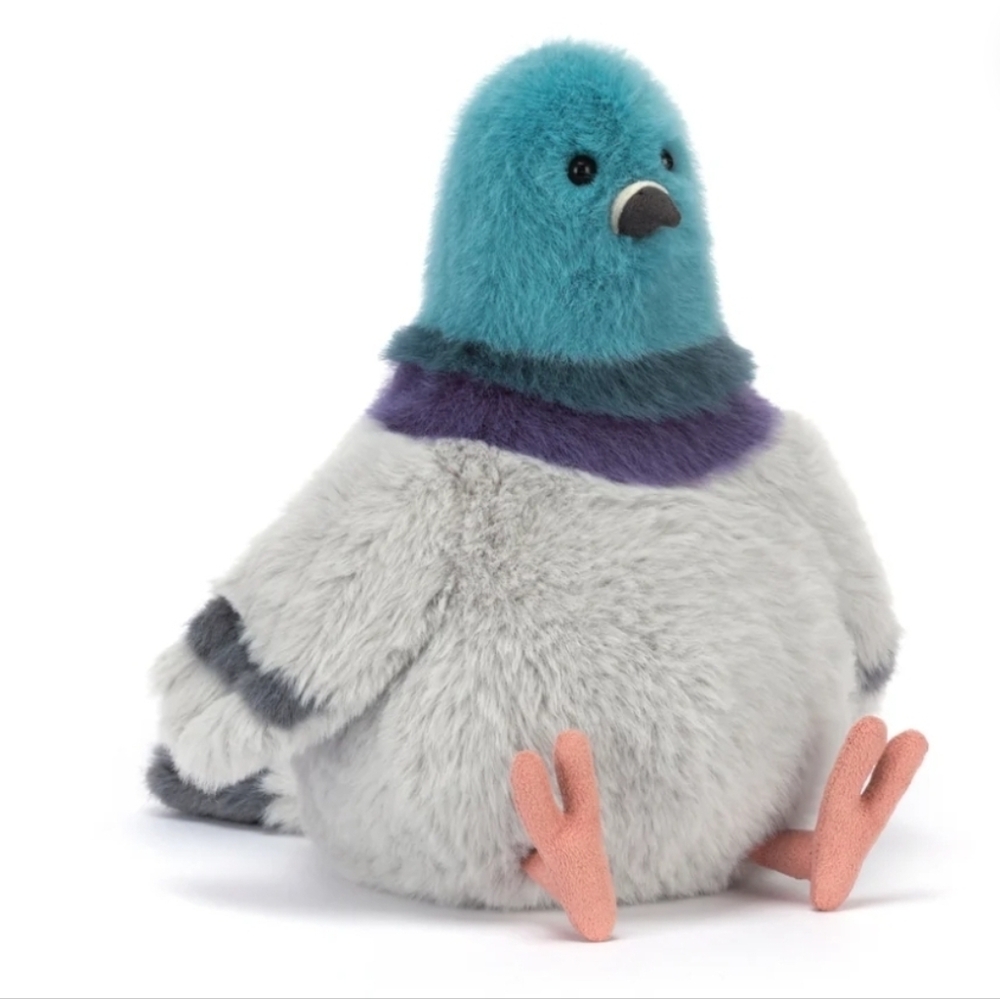 Jellycat Strutton Pigeon 8.1in x 4.7in x 5.5" Soft & Plush BNWT Authentic